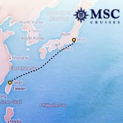 June 9th, 2026  - Far East Cruise on the MSC Bellissima