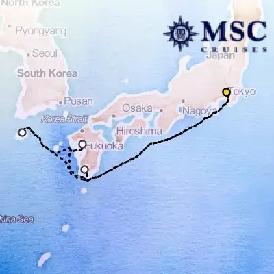 May 4th, 2026  - Far East Cruise on the MSC Bellissima