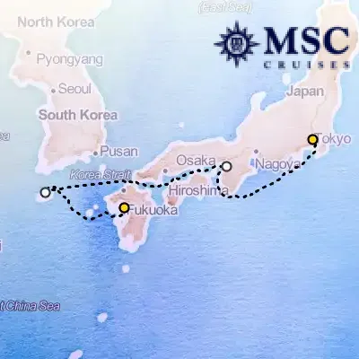 October 13th, 2025  - Far East Cruise on the MSC Bellissima