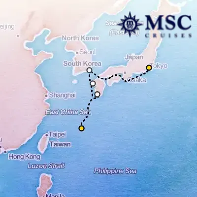 November 12th, 2025  - Far East Cruise on the MSC Bellissima
