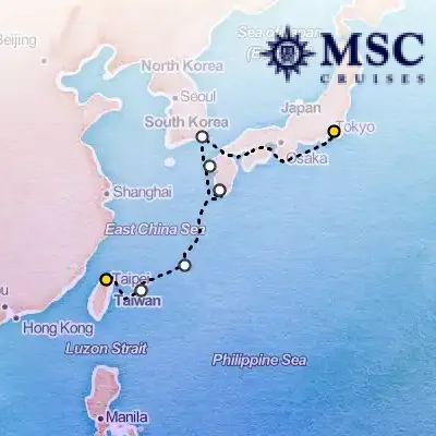 November 12th, 2025  - Far East Cruise on the MSC Bellissima