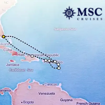 December 18th, 2025  - Caribbean & Antilles Cruise on the MSC Divina