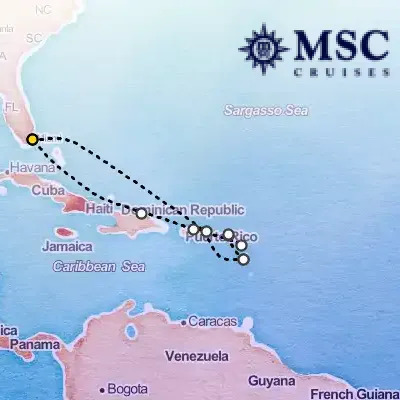 January 15th, 2026  - Caribbean & Antilles Cruise on the MSC Divina