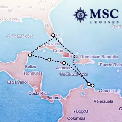 March 12th, 2026  - Caribbean & Antilles Cruise on the MSC Divina