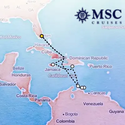 November 20th, 2025  - Caribbean & Antilles Cruise on the MSC Divina