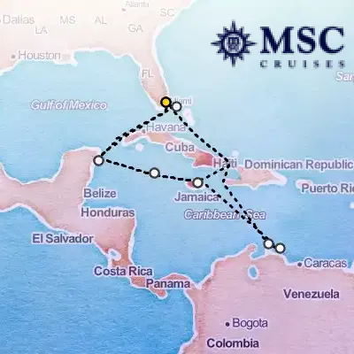 February 12th, 2026  - Caribbean & Antilles Cruise on the MSC Divina