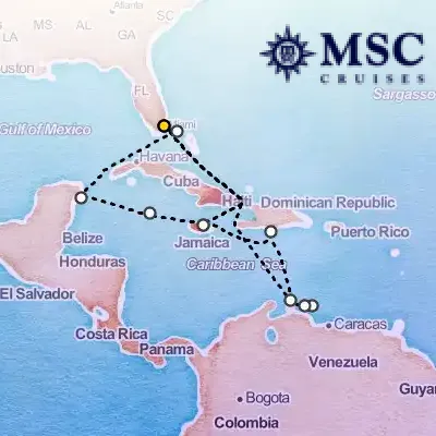 November 20th, 2025  - Caribbean & Antilles Cruise on the MSC Divina