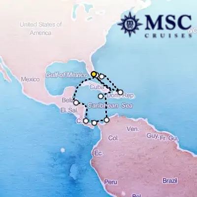 December 28th, 2025  - Caribbean & Antilles Cruise on the MSC Divina
