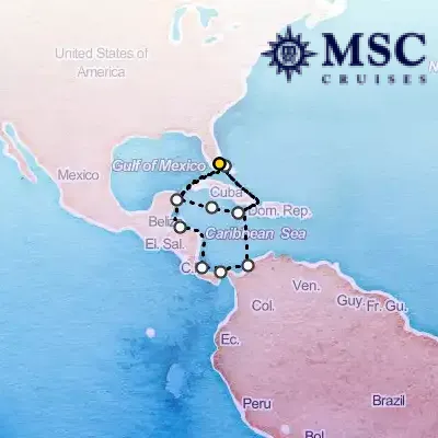 February 22nd, 2026  - Caribbean & Antilles Cruise on the MSC Divina