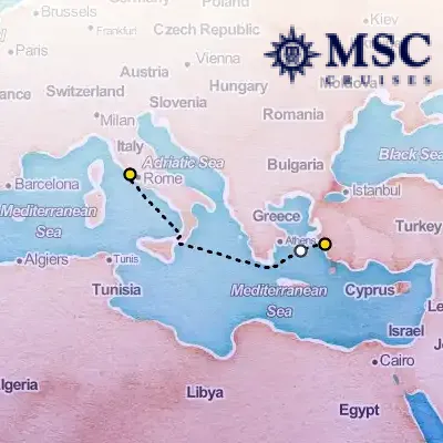 April 24th, 2026  - Mediterranean Cruise on the MSC Divina