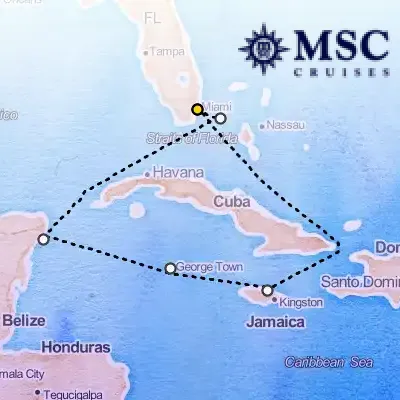 February 22nd, 2026  - Caribbean & Antilles Cruise on the MSC Divina