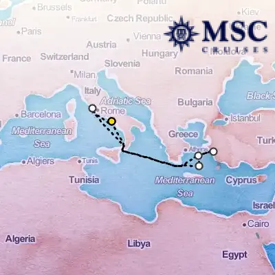 June 4th, 2026  - Mediterranean Cruise on the MSC Divina