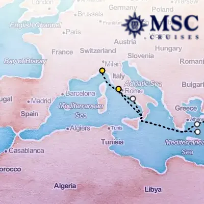 October 10th, 2025  - Mediterranean Cruise on the MSC Divina