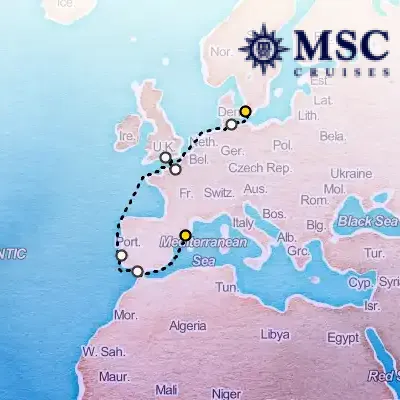 April 22nd, 2026  - Grand Voyage on the MSC Euribia