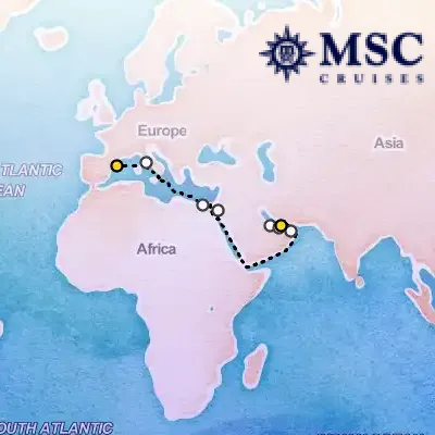 April 4th, 2026  - Grand Voyages Cruise on the MSC Euribia