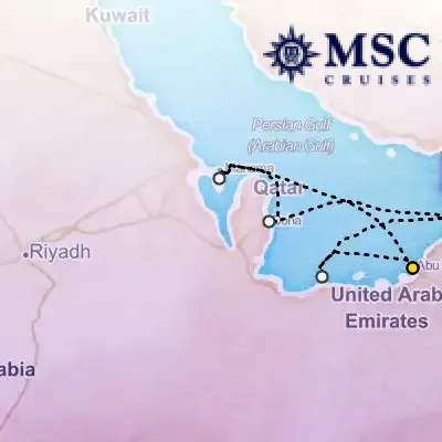 December 17th, 2025  - Dubai, Abu Dhabi & Qatar Cruise on the MSC Euribia