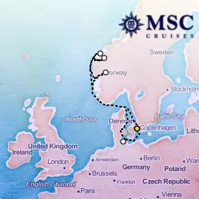 May 3rd, 2026  - Northern Europe Cruise on the MSC Euribia