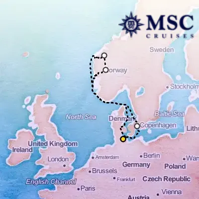 October 4th, 2025  - Northern Europe Cruise on the MSC Euribia