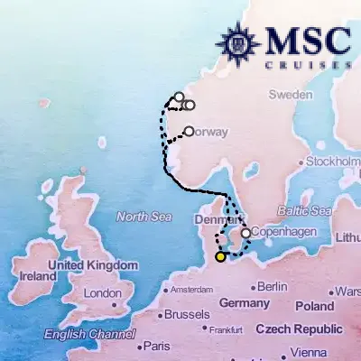 September 27th, 2025  - Northern Europe Cruise on the MSC Euribia