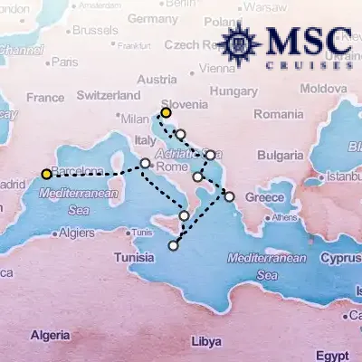 October 29th, 2025  - Mediterranean Cruise on the MSC Fantasia