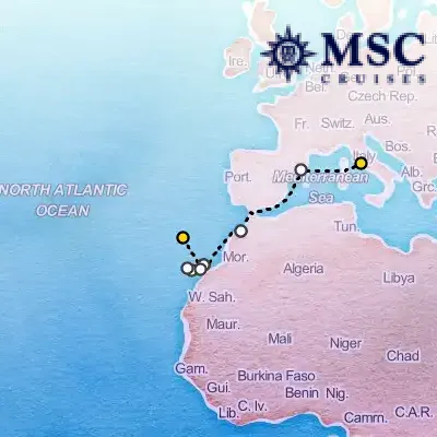 March 30th, 2027  - Canary Islands & Madeira Cruise on the MSC Fantasia