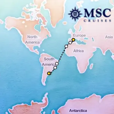 November 8th, 2025  - MSC Grand Voyages on the MSC Fantasia