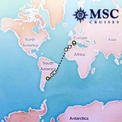 March 23rd, 2026  - Grand Voyage on the MSC Fantasia