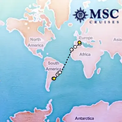 March 22nd, 2026  - Grand Voyage on the MSC Fantasia