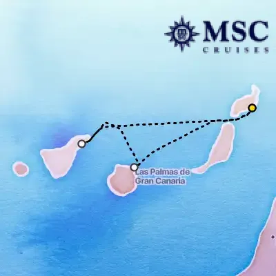 April 1st, 2027  - Canary Islands & Madeira Cruise on the MSC Fantasia