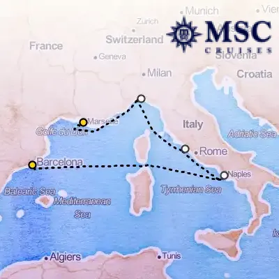 April 22nd, 2026  - Mediterranean Cruise on the MSC Fantasia