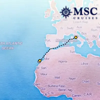 December 7th, 2026  - Canary Islands & Madeira Cruise on the MSC Fantasia