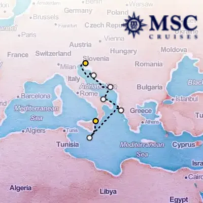 October 29th, 2025  - Mediterranean Cruise on the MSC Fantasia
