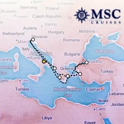 May 20th, 2026  - Mediterranean Cruise on the MSC Fantasia