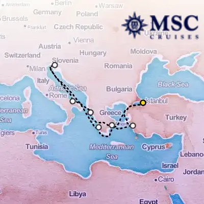 August 5th, 2025  - Mediterranean Cruise on the MSC Fantasia