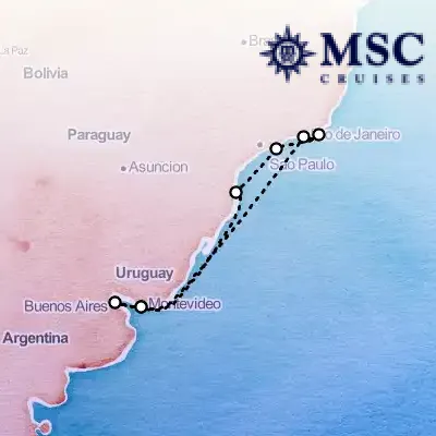 February 7th, 2026  - South America Cruise on the MSC Fantasia