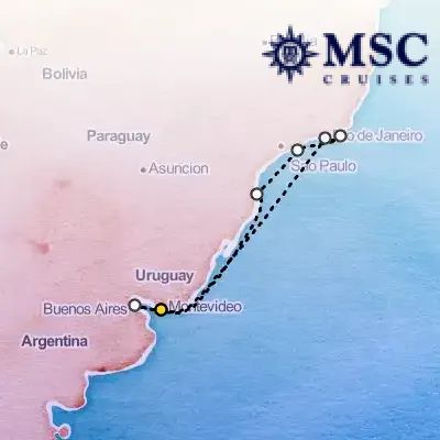 March 5th, 2026  - South America Cruise on the MSC Fantasia