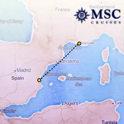 September 25th, 2025  - Mediterranean Cruise on the MSC Grandiosa