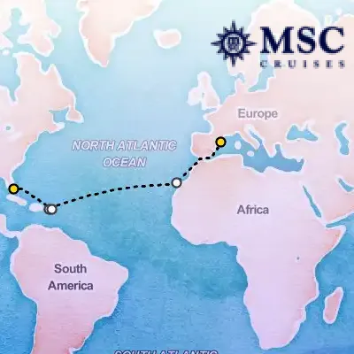 November 21st, 2025  - MSC Grand Voyages on the MSC Grandiosa