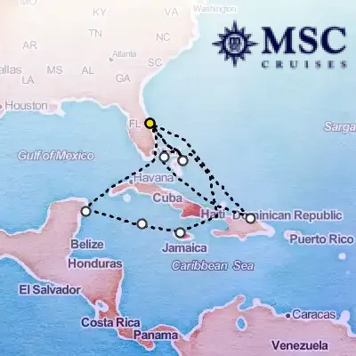 February 7th, 2026  - Caribbean & Antilles Cruise on the MSC Grandiosa