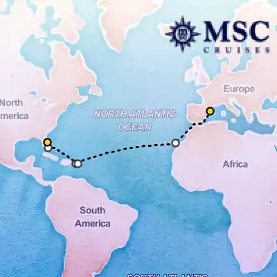 November 21st, 2025  - MSC Grand Voyages on the MSC Grandiosa