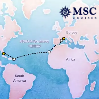 November 20th, 2025  - MSC Grand Voyages on the MSC Grandiosa