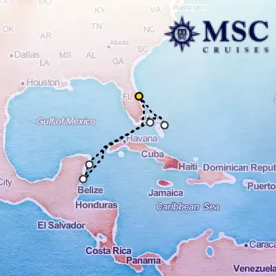 January 9th, 2027  - Caribbean & Antilles Cruise on the MSC Grandiosa