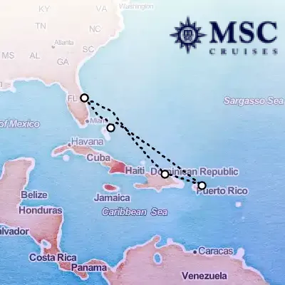January 31st, 2026  - Caribbean & Antilles Cruise on the MSC Grandiosa
