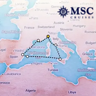 September 6th, 2025  - Mediterranean Cruise on the MSC Grandiosa