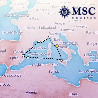 July 6th, 2025  - Mediterranean Cruise on the MSC Grandiosa