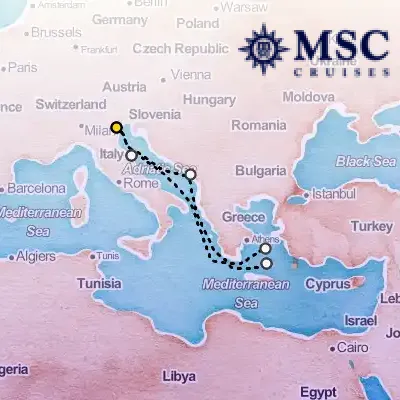 April 11th, 2026  - Mediterranean Cruise on the MSC Lirica