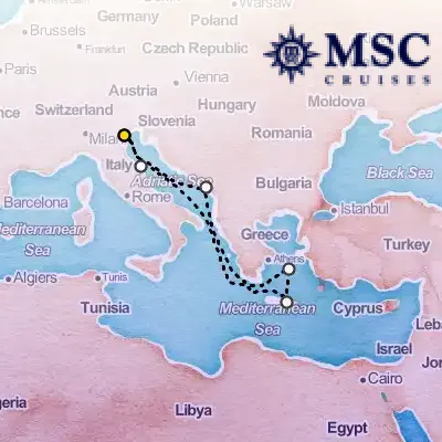 October 4th, 2025  - Mediterranean Cruise on the MSC Lirica
