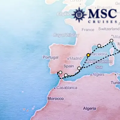 December 28th, 2026  - Mediterranean Cruise on the MSC Magnifica