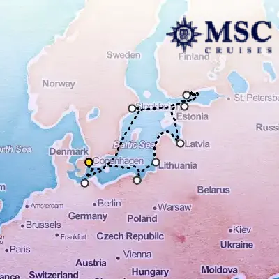 September 12th, 2026  - Northern Europe Cruise on the MSC Magnifica