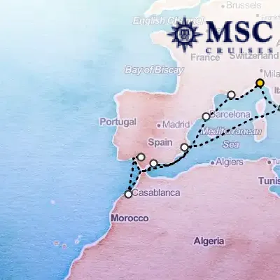 December 6th, 2026  - Mediterranean Cruise on the MSC Magnifica